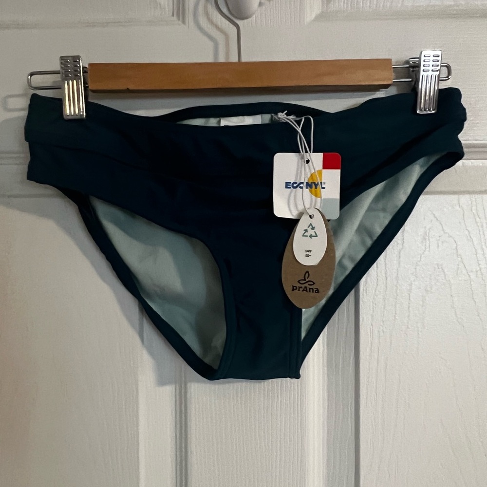 New Prana bikini bottom size small deep teal